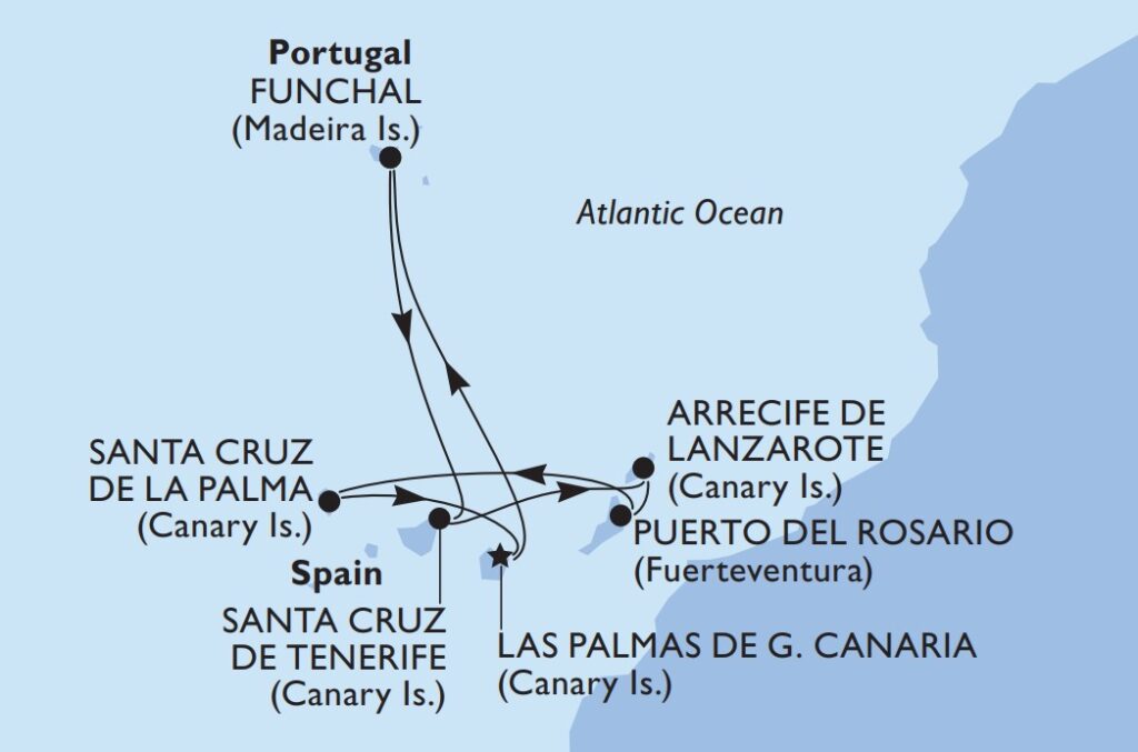 Krstarenje Kanarski otoci i Madeira - MSC Musica - 2025/2026.