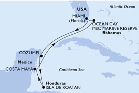 Novogodišnje krstarenje Karibi, Mexico i Honduras - MSC Seaside