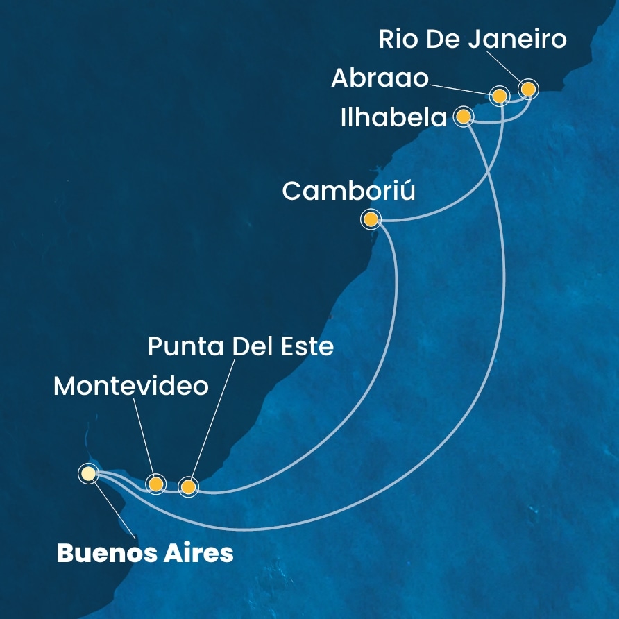 Krstarenje južnom Amerikom brodom Costa Serena - 2026./2027.