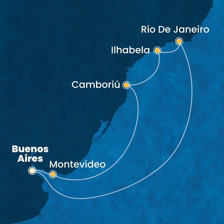 Krstarenje južnom Amerikom brodom Costa Serena - 2026./2027.